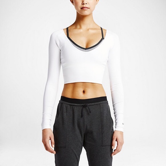 Nike Tops - Nike Seamless Long Sleeve Crop Top